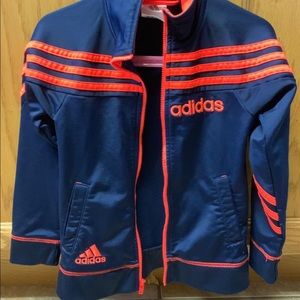 Kids size 5 Adidas jogger pants and jacket